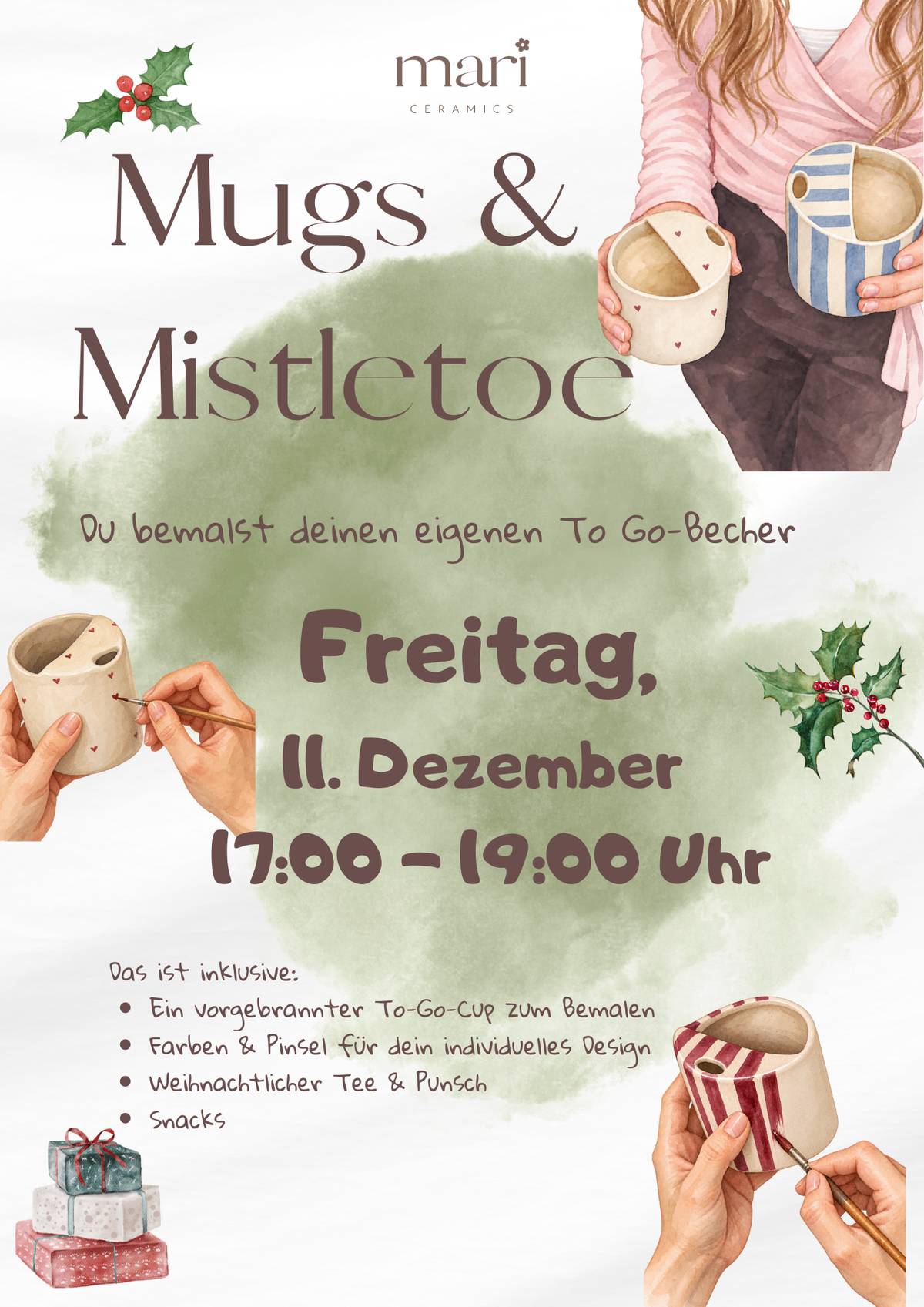 Mugs & Mistletoe