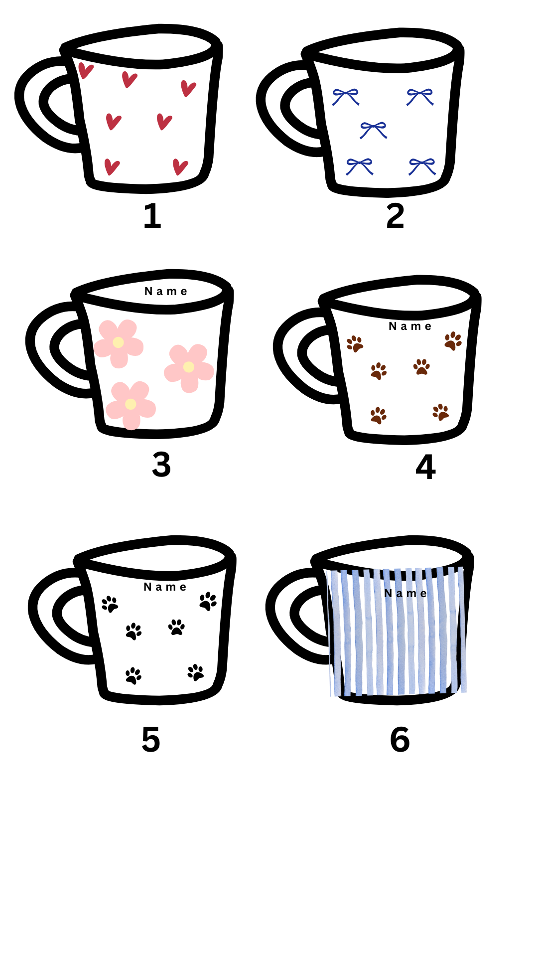 Personalisierte Haustiertassen - individuell angefertigt