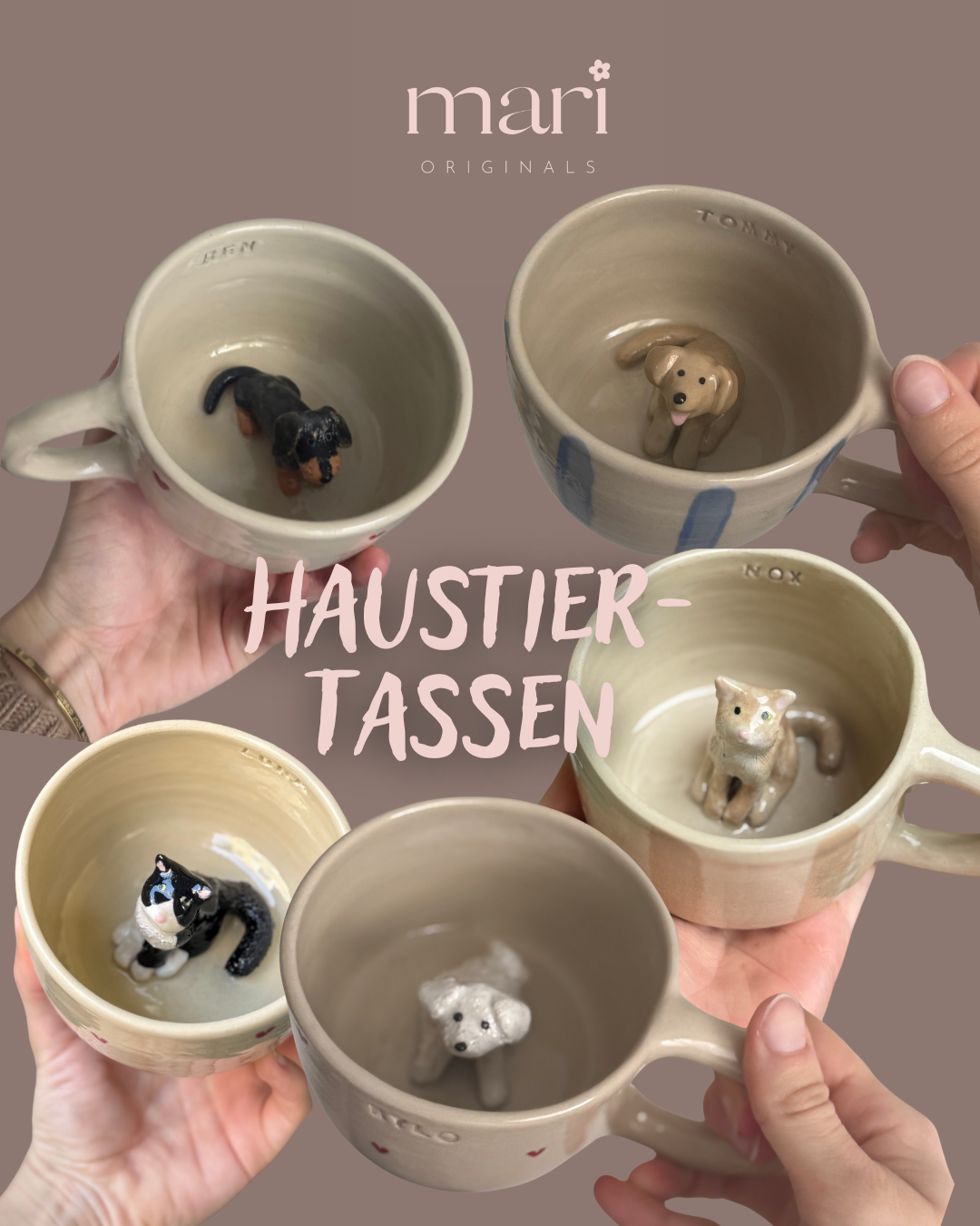 Personalisierte Haustiertassen