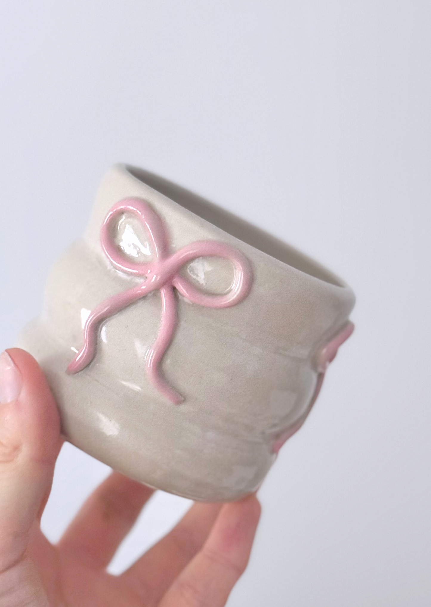Bubble-Becher mit Schleife