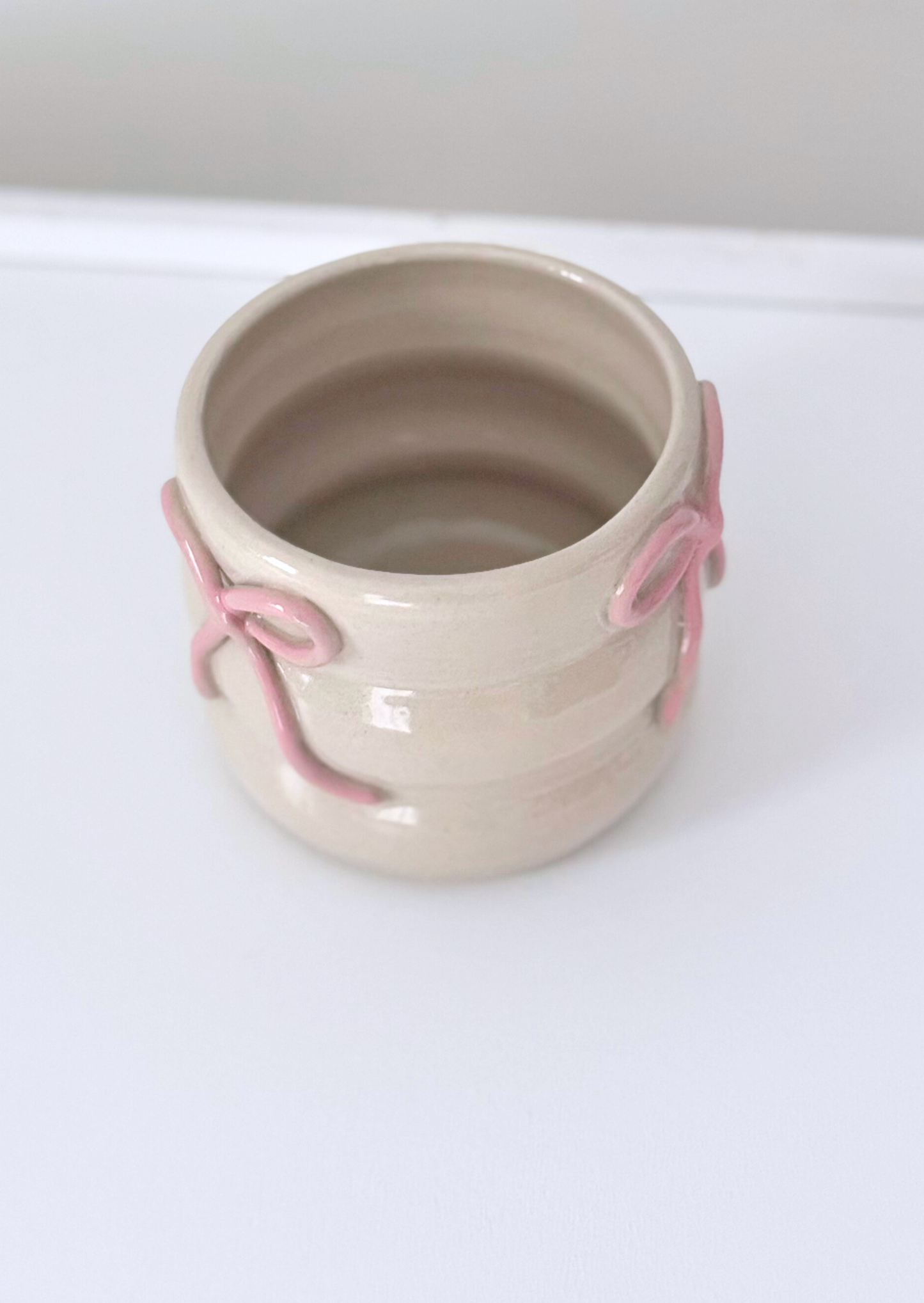 Bubble-Becher mit Schleife