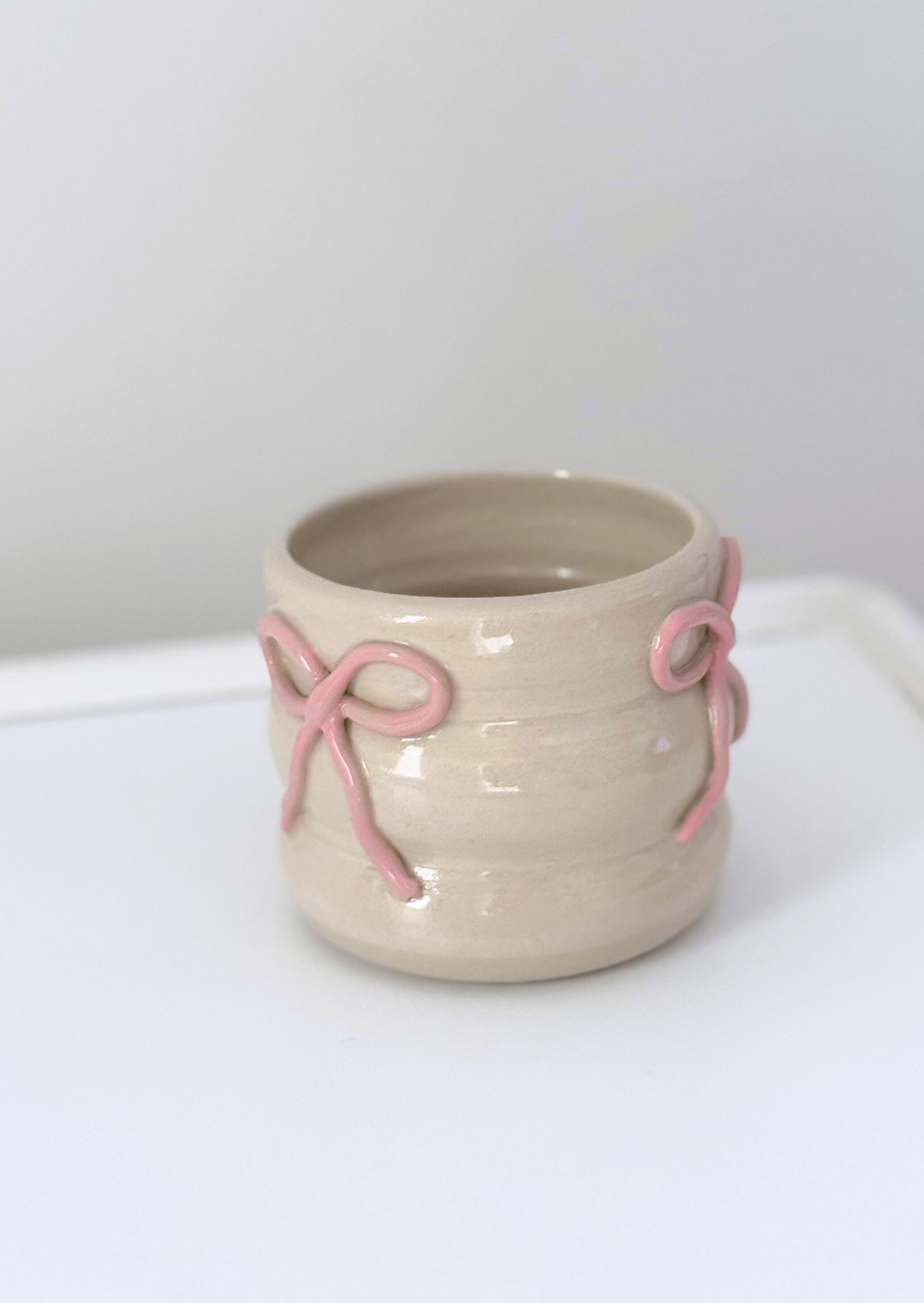 Bubble-Becher mit Schleife